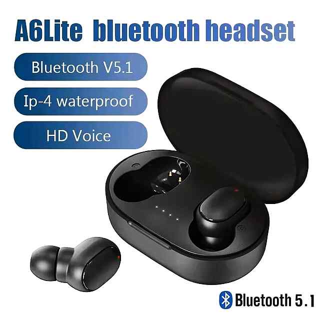 Безпровідні TWS A6s навушники Bluetooth стерео для спорту, Xiaomi, iPhone та Huawei - 0 фото товару