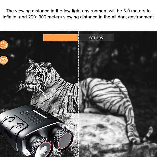 Бінокль інфрачервоне нічне бачення 1080P, полювання, туризм, відеозапис Full HD - 3 фото товару