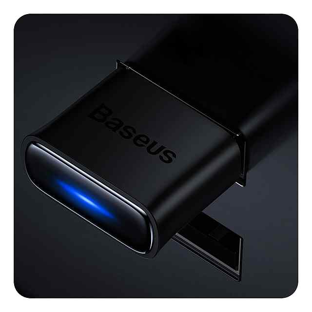 Bluetooth адаптер Baseus BA04 USB v5.1 PlugPlay 7 пристроїв до 20м - 2 фото товару