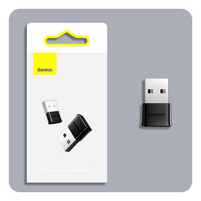 Bluetooth Adapter USB 5.1 - Baseus BA04 PlugPlay (до 7 пристроїв) - 1 фото товару