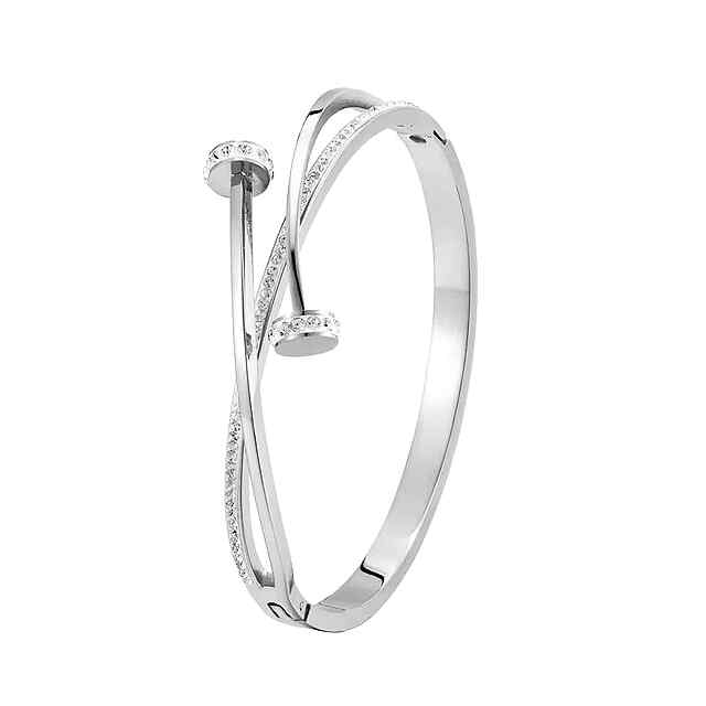 Браслет жіночий з камінцями, вечірній стиль, Burgundy Bijouterie -20% по коду PROM20! ????????️ - 2 фото товару