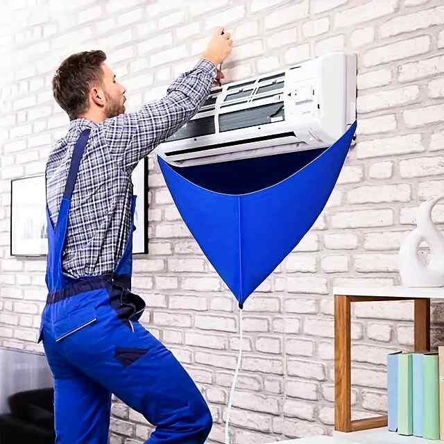 Чохол багаторазовий для чищення кондиціонера (внутрішній блок) - захист від бруду - 1 фото товару