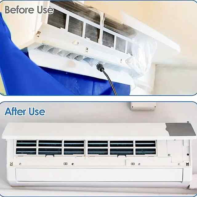 Чохол для миття кондиціонера багаторазовий (для чищення внутрішнього блоку) - 2 фото товару