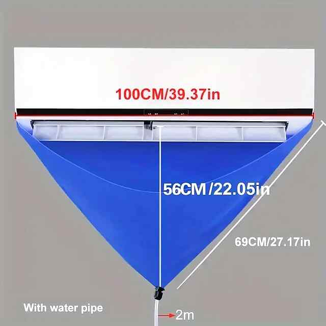 Чохол для миття кондиціонера багаторазовий (для чищення внутрішнього блоку) - 3 фото товару