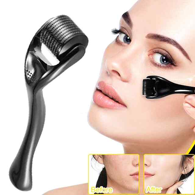 Дермароллер 540 голок, 0.15 мм — для обличчя та бороди - 2 фото товару