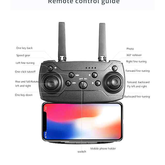 Дрон T9: Складаний квадрокоптер для дітей та дорослих, Wi-Fi керування, режим Headless. - 1 фото товару