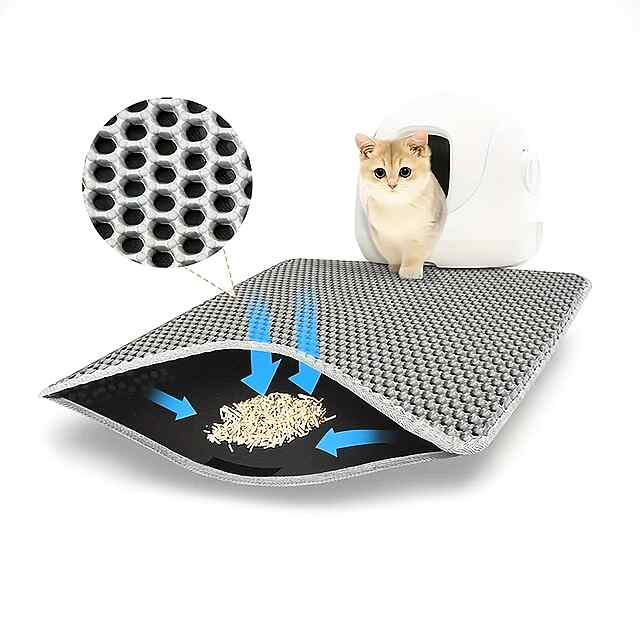 Двошаровий EVA-килимок під лоток: захист від розсипання піску   просте прибирання