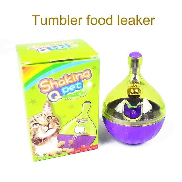 Диспенсер для кішок: розваги та годування з отвором для їжі. Іграшка-годівниця. - 1 фото товару