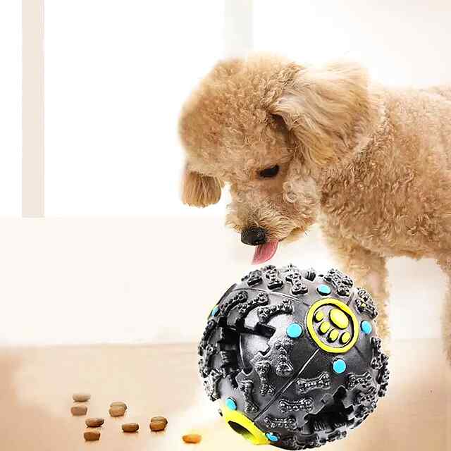 Диспенсер для ласощів-іграшка для собаки та кота - куля з отворами - 2 фото товару