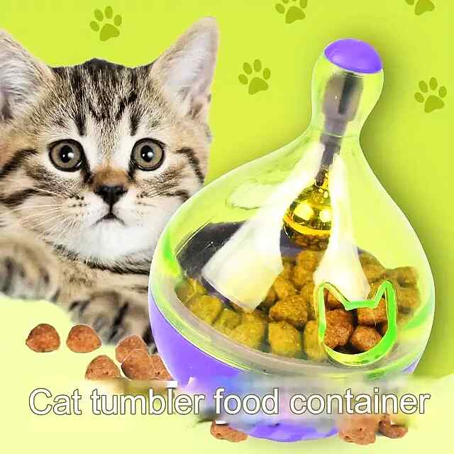 Диспенсер-іграшка годівниця для кота: розваги та здорове харчування.