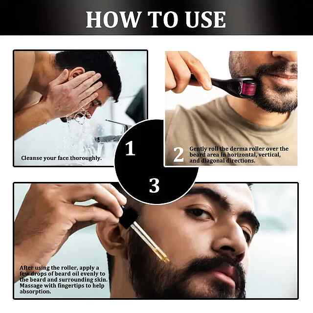 Ефірна олія Джентльмен 30 мл для догляду за бородою   мікроігольчастий ролер 540 ігл - 3 фото товару