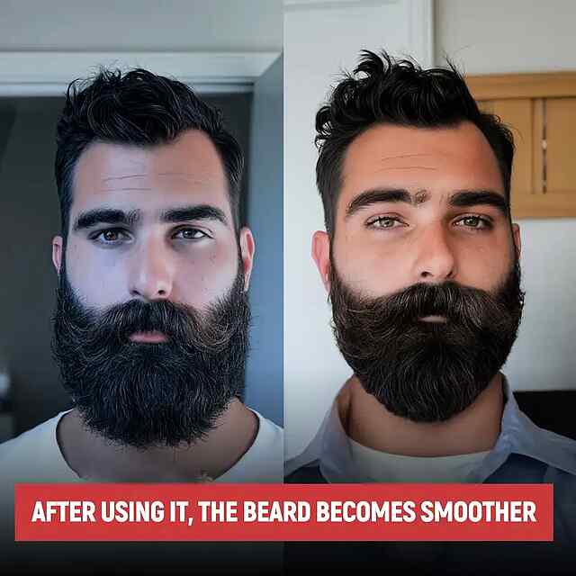 Ефірна олія касторова борода 30мл   мезоролер для росту бороди - 1 фото товару