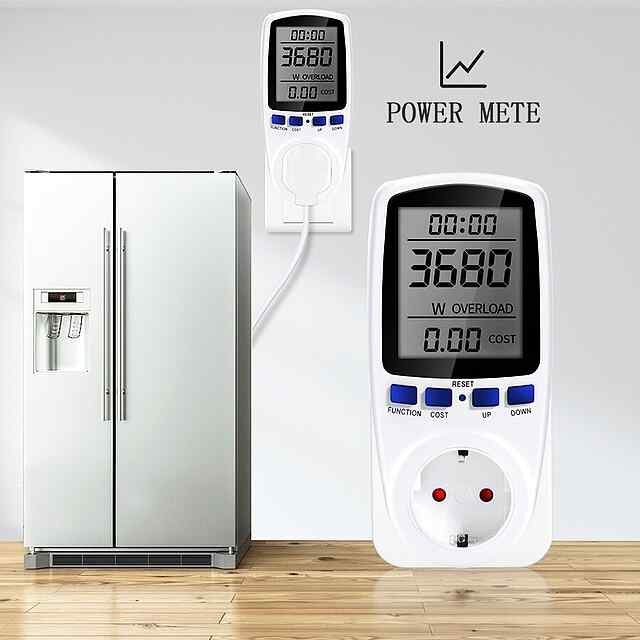 Енергомоніторинг розетки з вимірюванням 230V, до 13A - Зеконом енергію! Україна - 1 фото товару