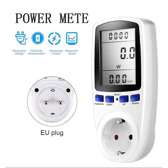 Енергомоніторингова розетка, вимірювач електроенергії 230В/13А, Україна - 3 фото товару