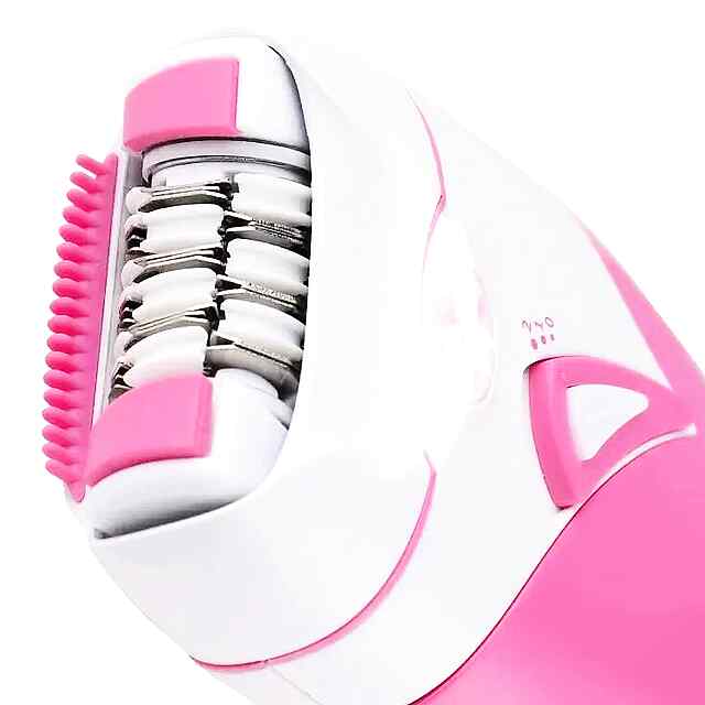 Епілятор Surker рожевий бездротовий акумуляторний для жінок з підсвіткою, дві швидкості - 3 фото товару