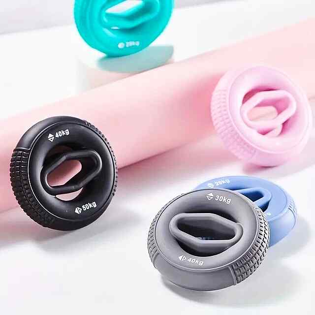 Еспандер 10-20 кг - підходить для дому та спортзалу, лікування рук. Силікон, зелений. - 1 фото товару