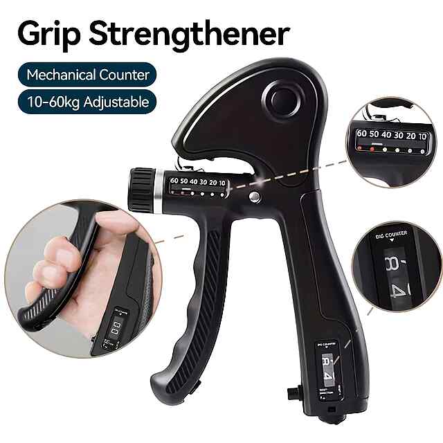 Еспандер 10-60 кг з лічильником повторень ???? Розвиток сили рук ????️ - 2 фото товару