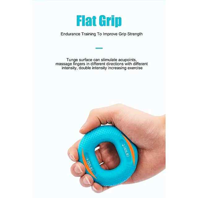 Еспандер 40-50LB для зміцнення м'язів рук та кистей, синій. - 1 фото товару