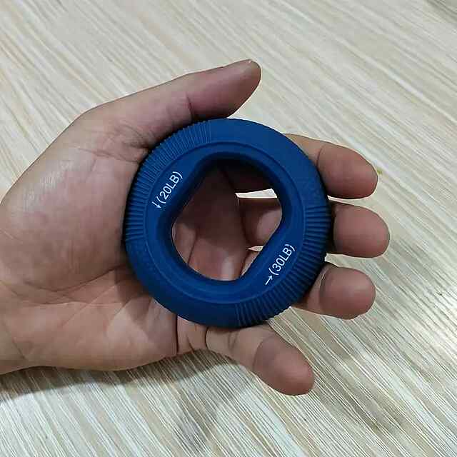 Еспандер 9-13.6 кг для рук, зап'ясть, тренування сили пальців (синій) - 0 фото товару