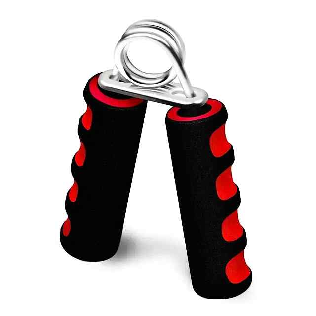 Еспандер червоно-чорний 25 кг для рук / зап'ясть / фітнесу / реабілітації - 0 фото товару