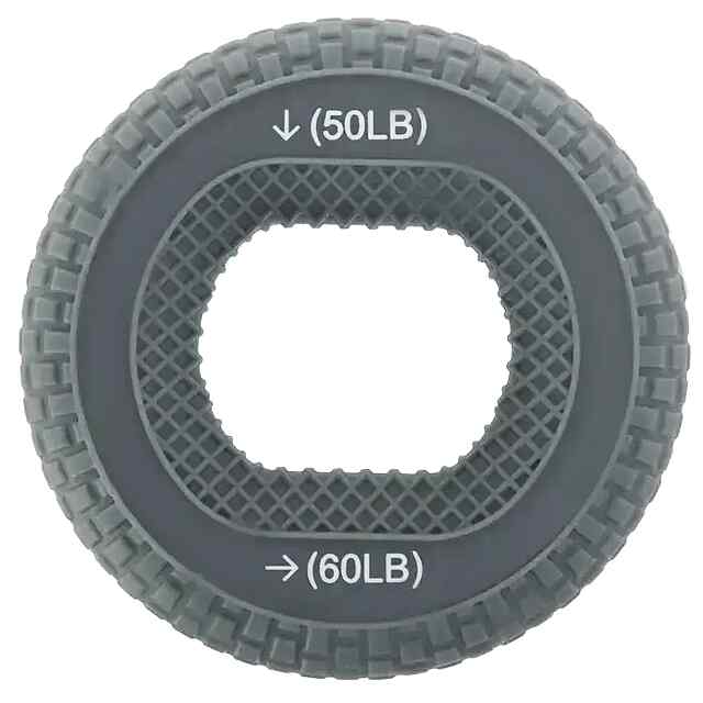 Еспандер для рук і пальців 50-60 LB - тренажер для занять у спортзалі та реабілітації. Сірий колір, силікон. Україна. - 0 фото товару