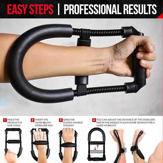 Еспандер для рук | Професійне обладнання для фітнесу. Тренажер для зап'ястя та передпліччя (5-60кг) - 1 фото товару