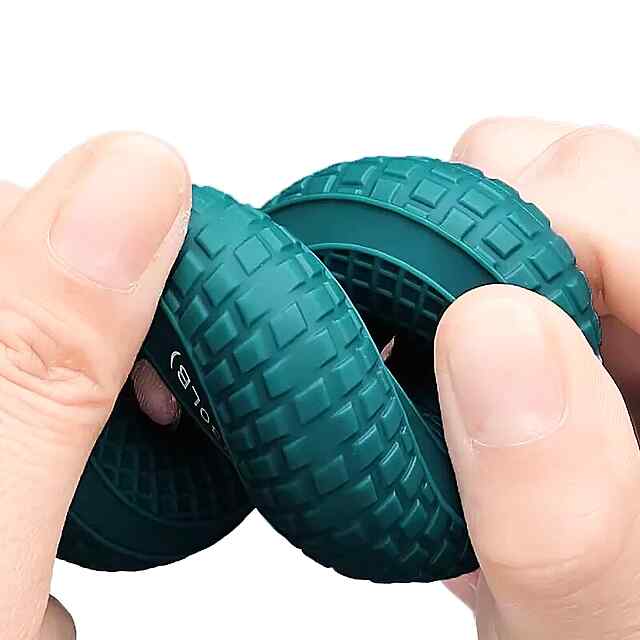 Еспандер для рук та зап'ястя, 40-50 LB (18-22.7 кг), силіконовий, блакитний - 2 фото товару