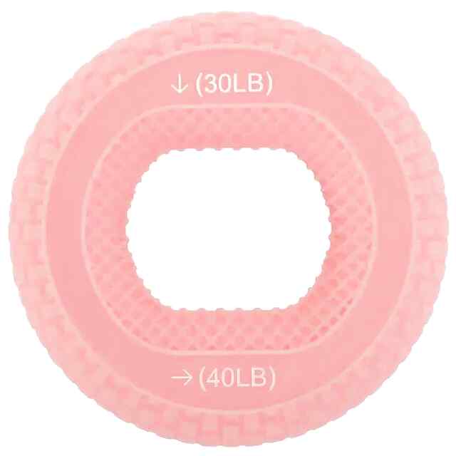 Еспандер для рук з навантаженням 30-40 LB (рожевий) - зміцнення та терапія - 0 фото товару