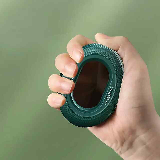 Еспандер для зміцнення рук та зап'ясть 50-60 LB (до 27 кг) - оранжевий. Силіконовий, 0.07кг. Для фітнесу і реабілітації. - 3 фото товару