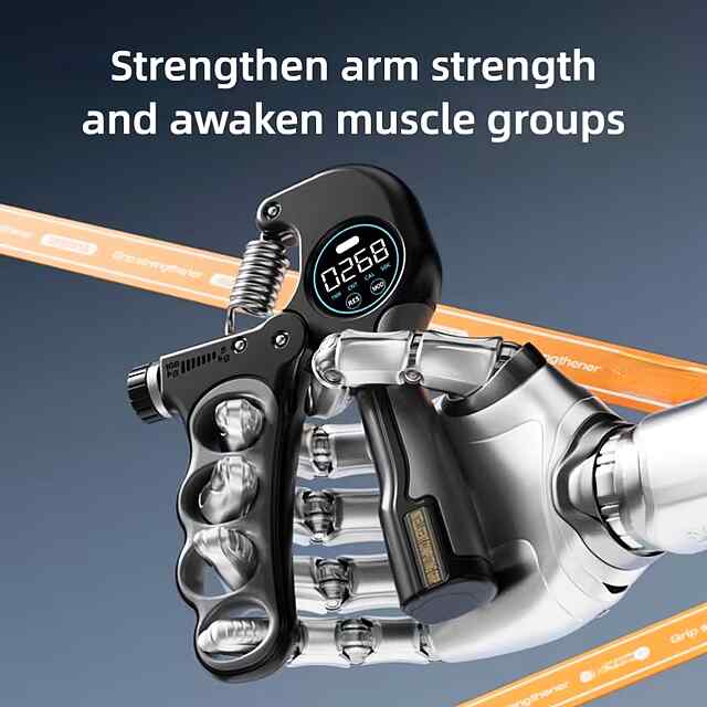 Еспандер R-подібної форми - регулювання навантаження 5-100кг, тренажер для рук, зап'ястя - 1 фото товару