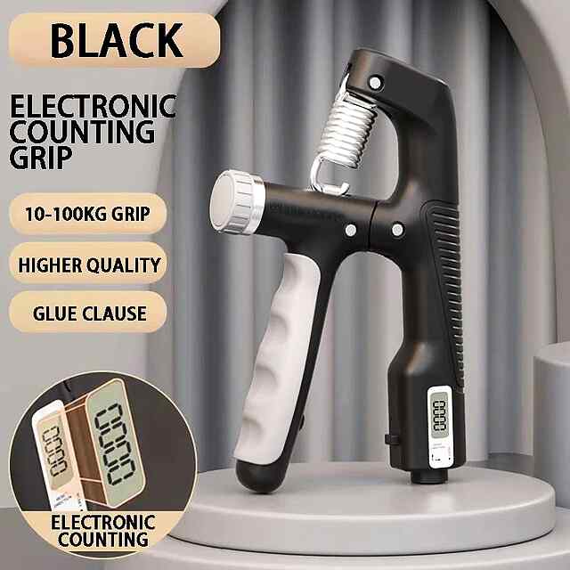 Еспандер регульований 5-100 кг R-подібної форми для тренування рук та зап'ясть, портативний, універсальний.