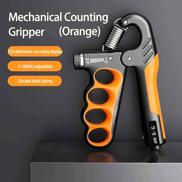 Еспандер регульований 5-100кг для рук та зап'ясть, професійний тренажер.