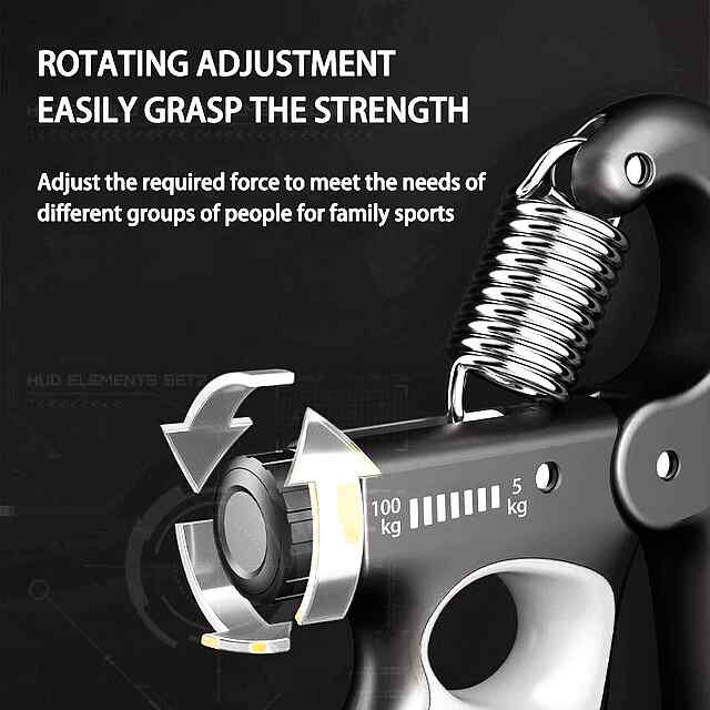 Еспандер регульований 5-100кг для рук та зап'ястя, тренажер для спорту. - 2 фото товару