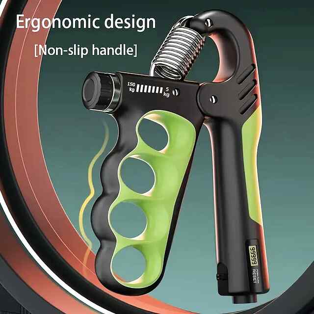 Еспандер регульований 5-150кг для рук, зап'ястя та передпліччя. Тренажер з лічильником. Купити в Україні. - 1 фото товару