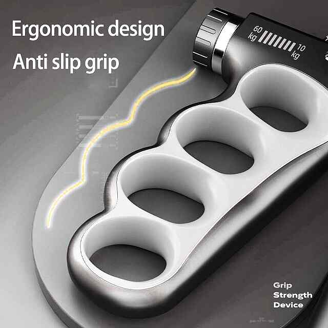 Еспандер регульований від 5 до 100 кг для тренування рук, зап'ясть та пальців. Професійний інструмент. Міцний. З лічильником. - 1 фото товару