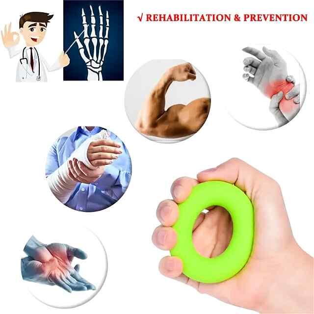 Еспандер силіконовий для зап'ястя - навантаження 18 кг. - 2 фото товару