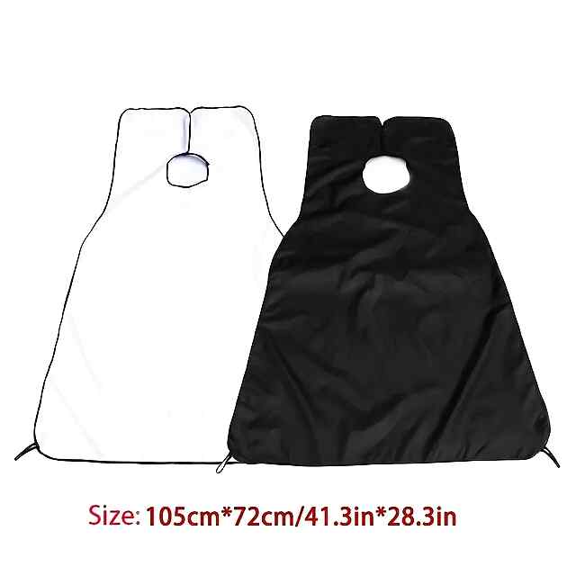 Фартух для гоління бороди, універсальний 120х80см з кріпленням на присосках, поліестер. - 3 фото товару