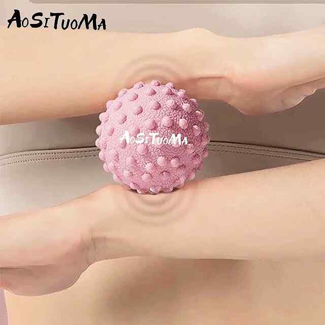 Фіолетова фасціальна кулька для масажу м'язів середньої жорсткості - ZennoPoster - 3 фото товару