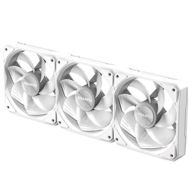 GIGABYTE EZ CHAIN FAN 120 ICE - ARGB вентилятор з ланцюговим підключенням, білий колір - 1 фото товару