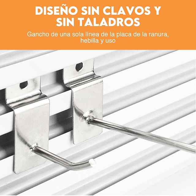 Гачки для вітрини Slatwall, 15 см (алюміній) - ціна за шт. - 3 фото товару