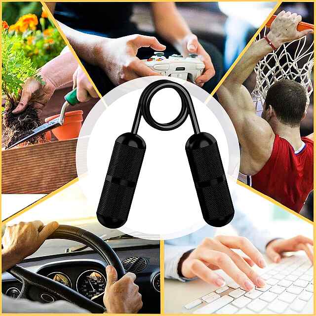 Hand Strengthener: Тренажер для сили хвата та передпліч???? Чорний метал. - 2 фото товару