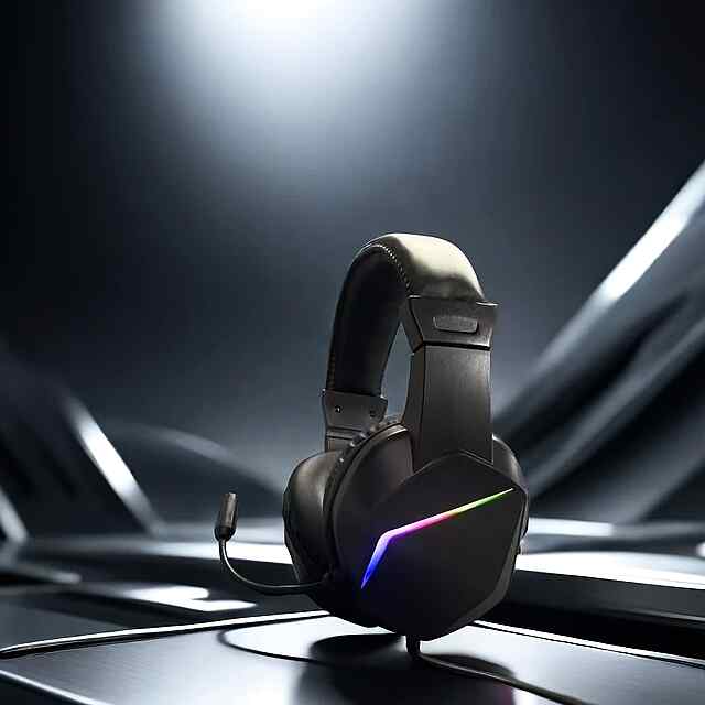 Гарнітура H21 Super Bass з мікрофоном та LED RGB - 0 фото товару