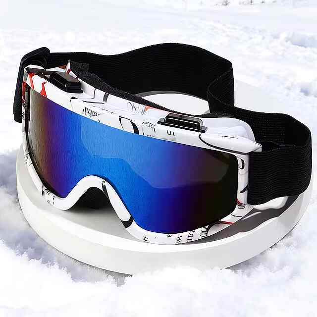 Гірськолижні окуляри TPU з градієнтними лінзами, регульовані, антиблік, UV, унісекс. Для лиж/сноуборда.