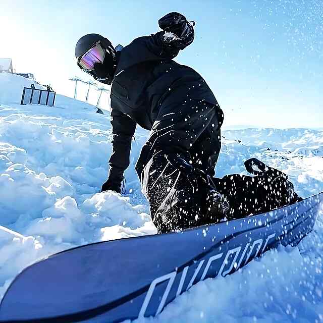 Гірськолижні окуляри TPU з градієнтними лінзами - унісекс, антиблік UV-захист. Чорна оправа, зірка. Для лиж та сноуборду. Україна. - 1 фото товару
