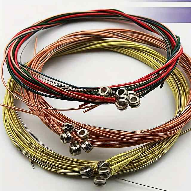 Гітарні струни сталь комплект 6шт для класики Україна - 2 фото товару