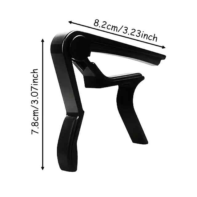 Гітарний каподастр універсальний, метал, акустична/електрогітара, чисте звучання. - 2 фото товару