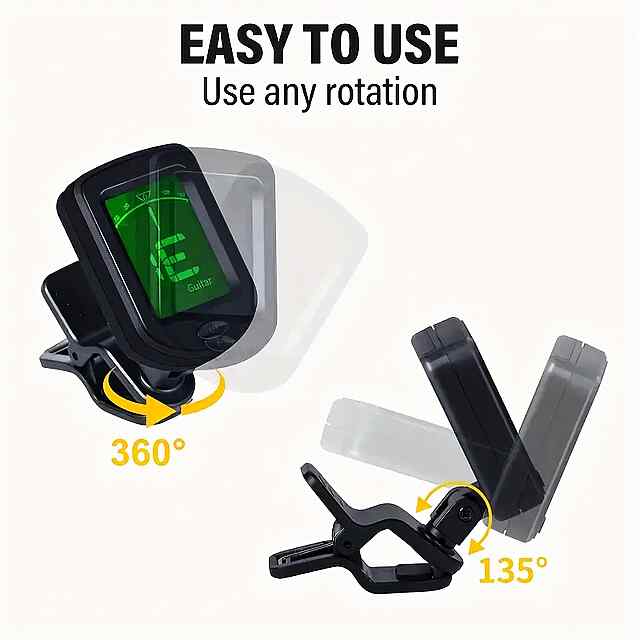 Гітарист Набір аксесуарів для початківців (8 предметів)   Тюнер Каподастр - 1 фото товару