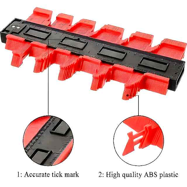 Контурний шаблон: Точні виміри складних форм під будь-яким кутом - архітектура, будівництво, ремонт.