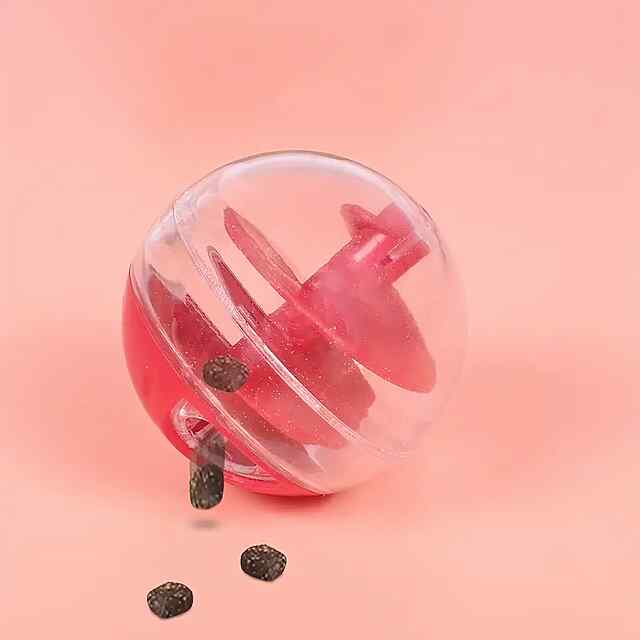 Годівниця-іграшка м'яч з кормом для котів собак, диспенсер автоматичний - 3 фото товару