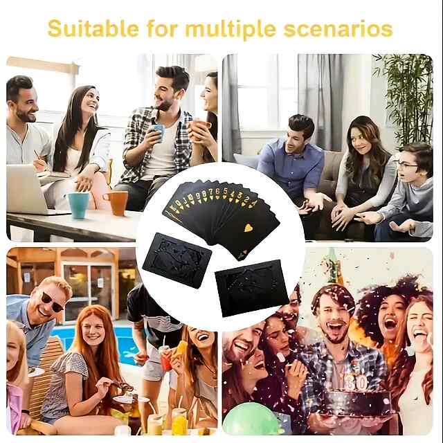 Гральні карти Black Gold Silver преміум для покеру ????✨ - 2 фото товару